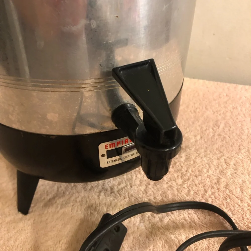 Vintage Empire-Matic 32 Cup Automatic Coffee Maker #2032SP Works